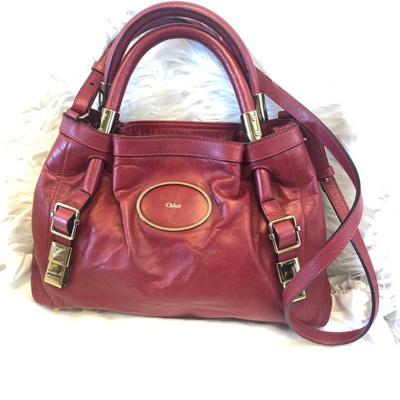 💄Gorgeous Chloe Leather Shoulder Bag w/strap💄 - Picture 2 of 8